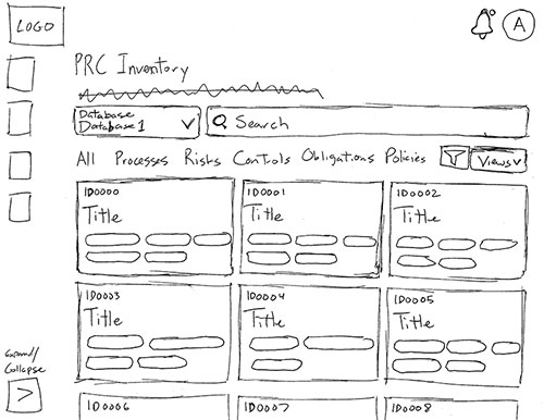 Main Dashboard Sketch